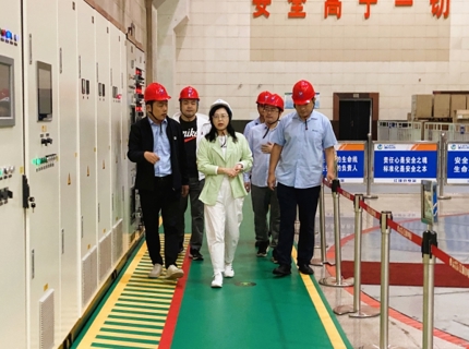 陳印輝檢查指導江埡電站安全生產工作并看望慰問節日期間值班員工