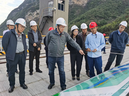 馬水山赴澧水公司所屬水庫調研