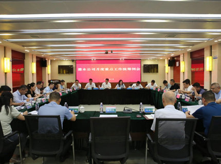 澧水公司召開月度重點工作統籌例會