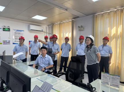 陳印輝到公司基層單位檢查安全生產和防汛工作